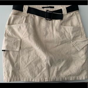 Vera Moda tan skirt with belt